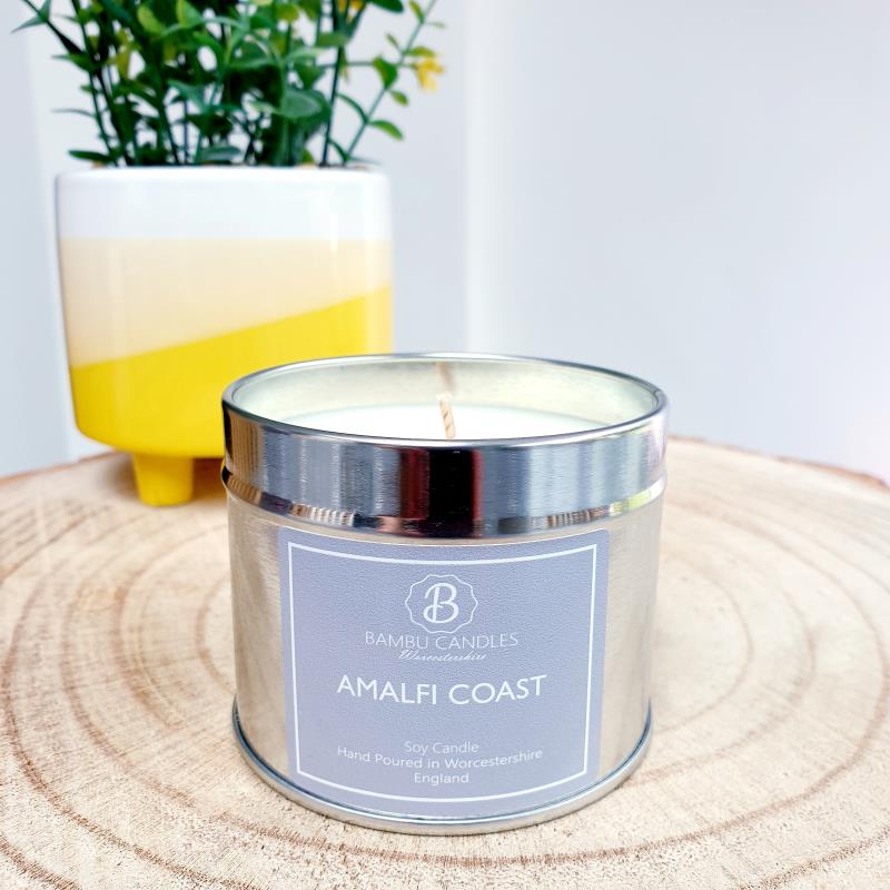 Product image for Bambu Candles Amalfi Coast Soy Candle Tin 