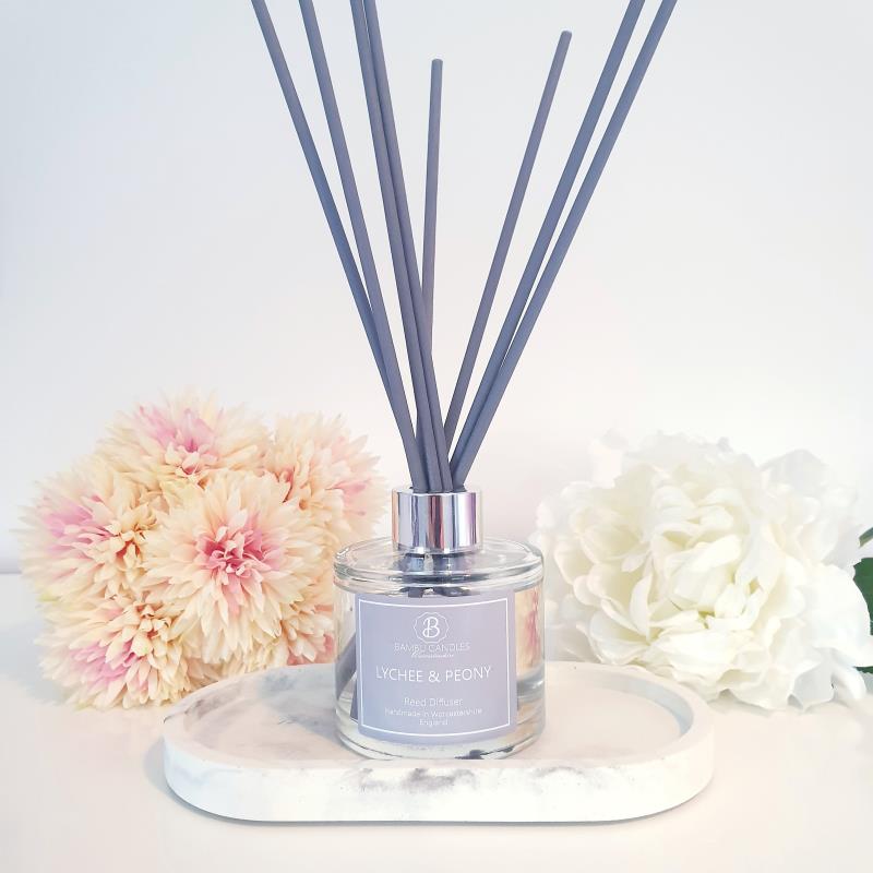 Product image for Bambu Candles Lychee & Peony Reed Diffuser